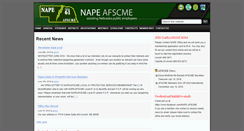 Desktop Screenshot of napeafscme.org