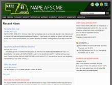 Tablet Screenshot of napeafscme.org